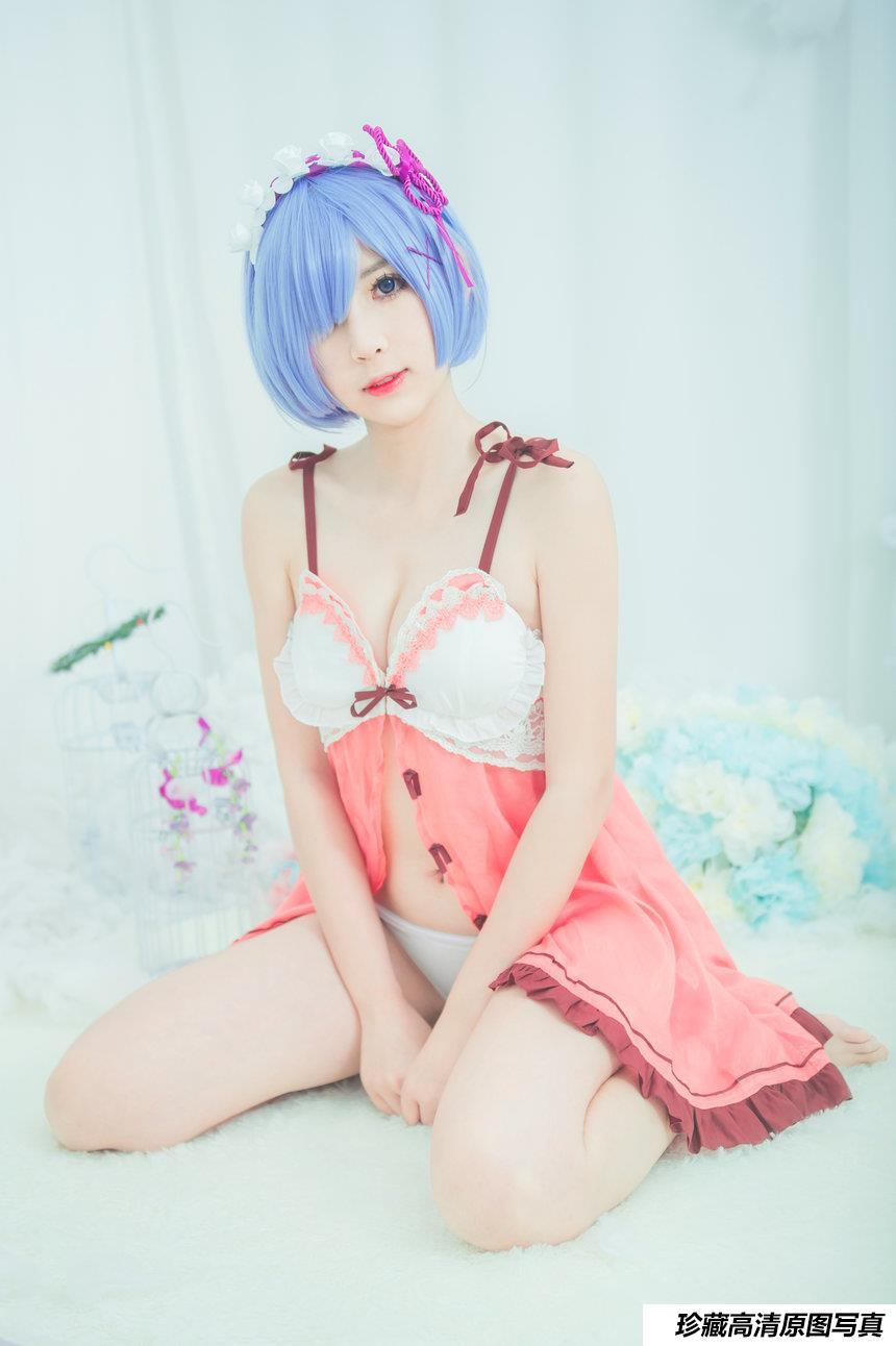 黑米粥 NO.010 – 雷姆睡衣 [24P-63M]