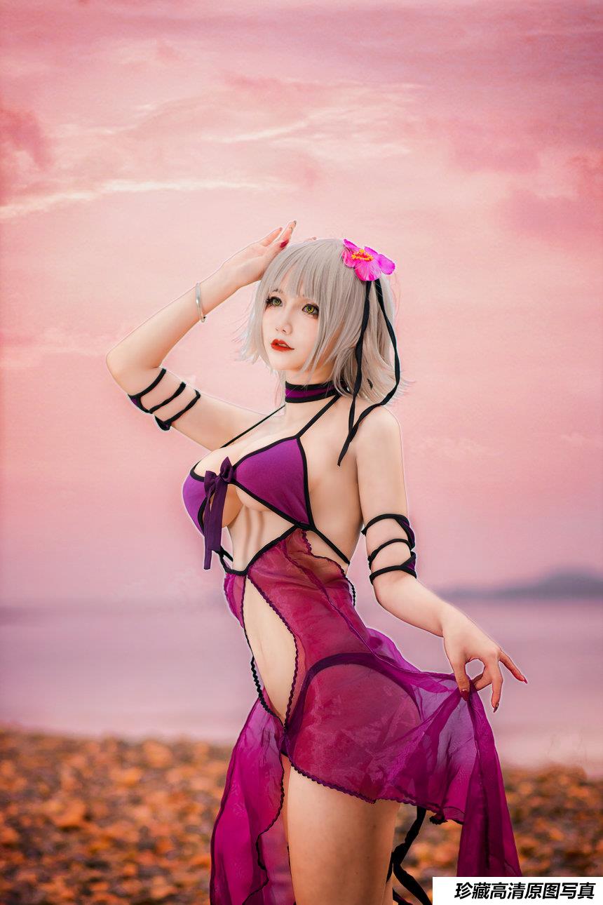 COS妹子仙九Airi NO.002 - 黑贞水着[19P／355MB]