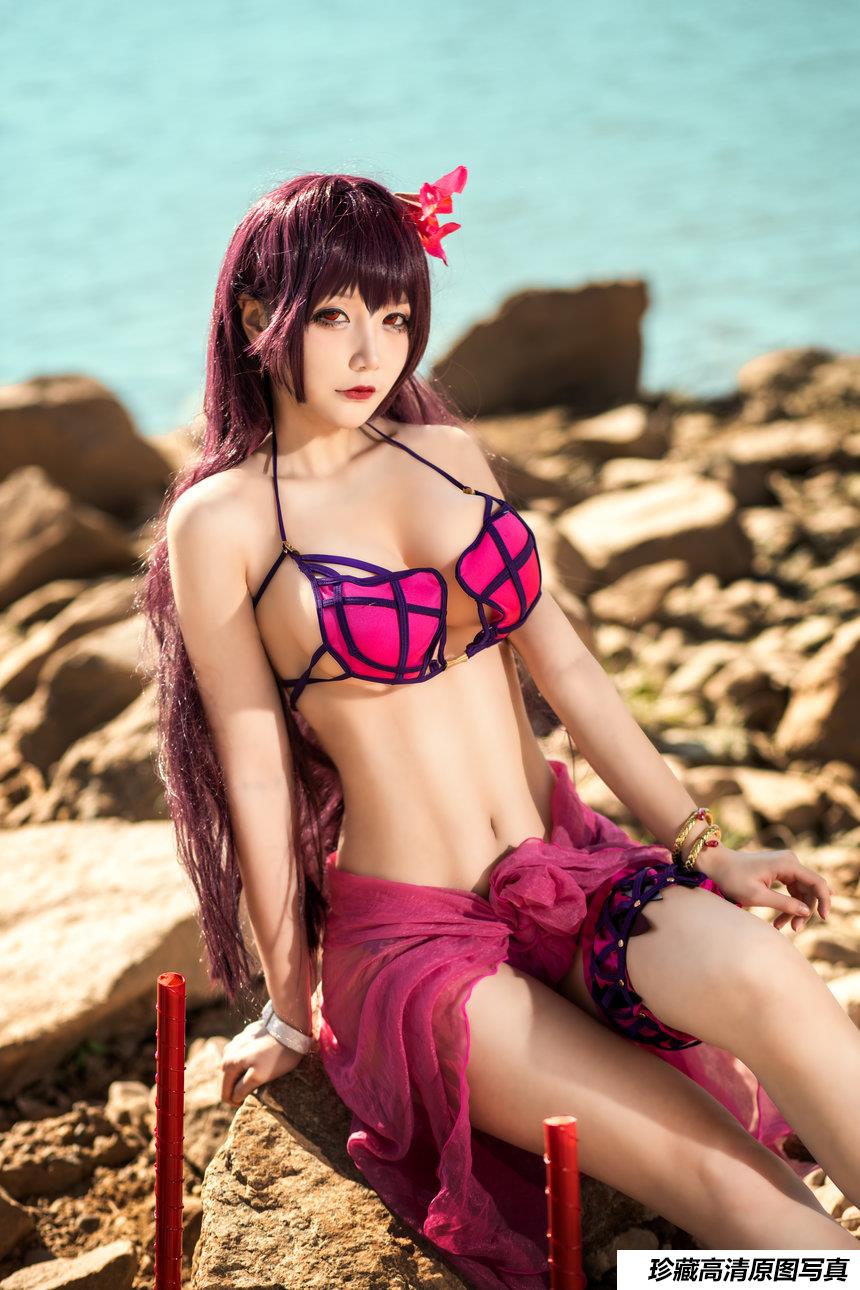 COS妹子仙九Airi NO.003 - 斯卡哈水着[15P／152MB]