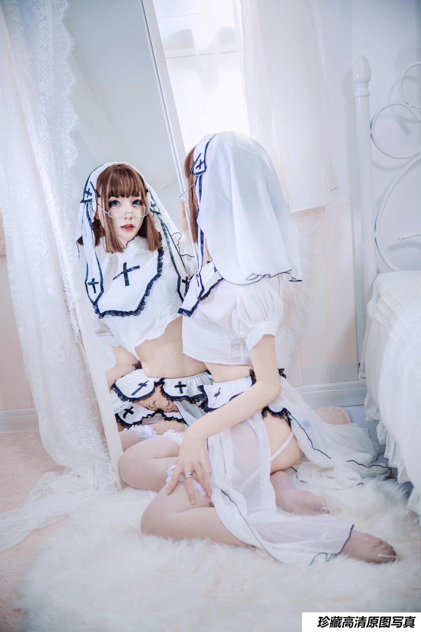 COS妹子仙九Airi  - 修女[45P／378MB]