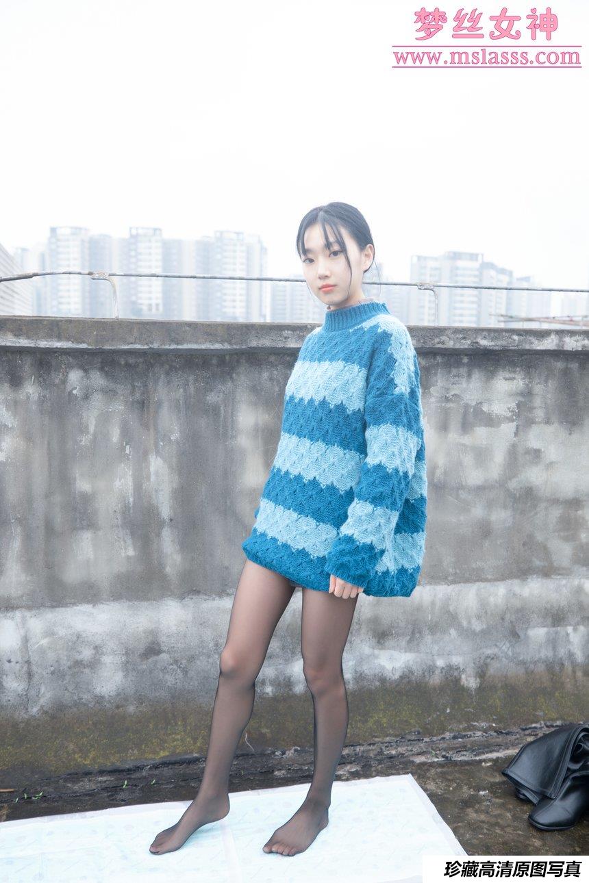 [MSLASS梦丝女神] 2021.11.06 《凌凌 靴下黑丝BY肉丝》 [70+1P-354M]