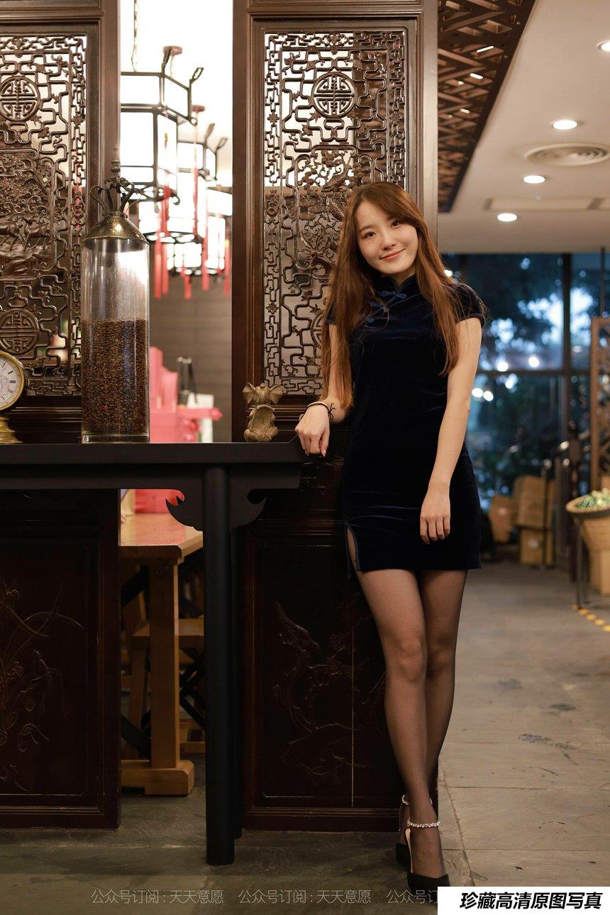 [IESS异思趣向] 2021.09.24 丝享家928：婉苹《迷人黑色旗袍》[84P／150MB]