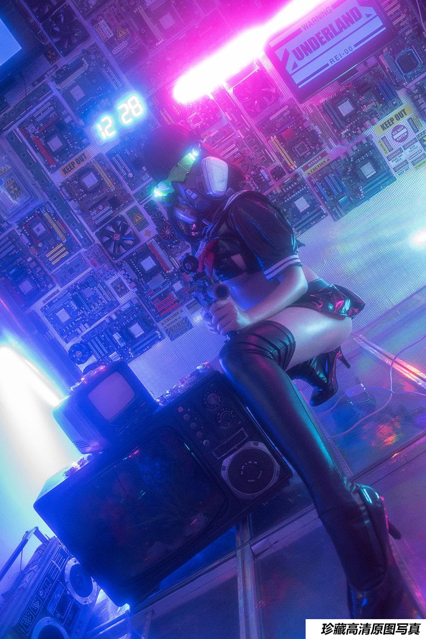 蜜汁猫裘 NO.011 漆皮jk [17P-437MB]