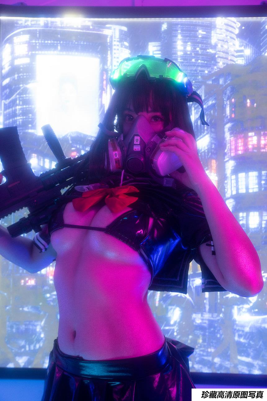 蜜汁猫裘 NO.011 漆皮jk [17P-437MB]