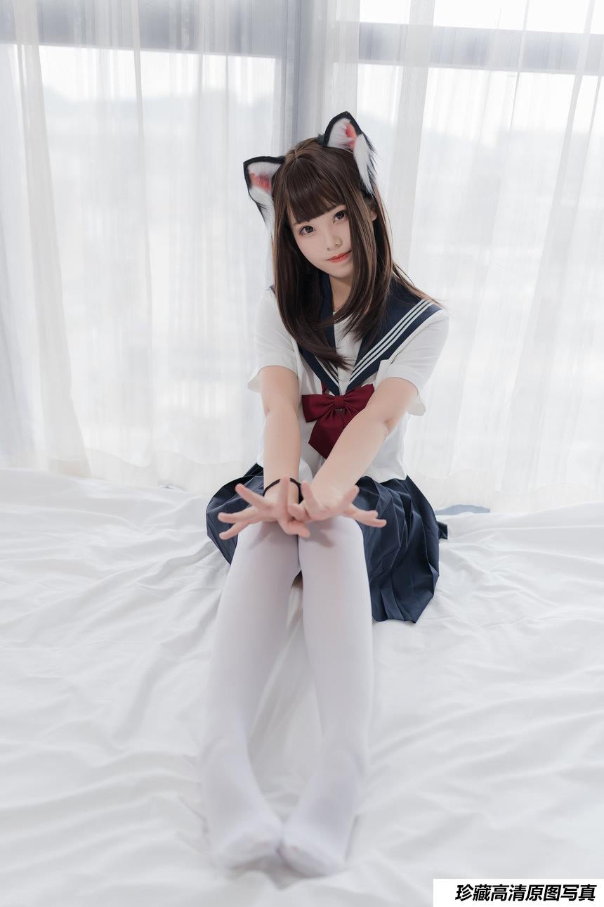 蜜汁猫裘 NO.005 猫耳JK [40P-110MB]-绅士图