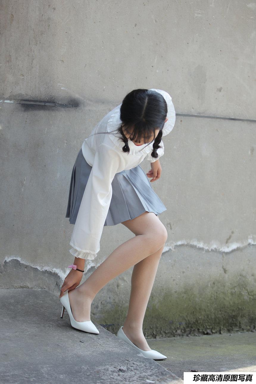 奈丝写真 NO.072 扎马尾辫 穿百褶裙–小橙子 [39P+312M]