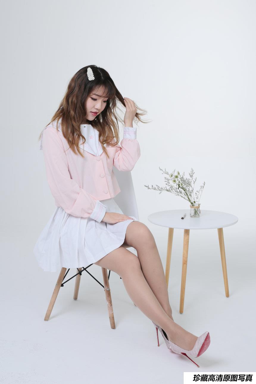 奈丝写真 NO.071 粉色JK制服–高高 [35P+165M]-绅士图