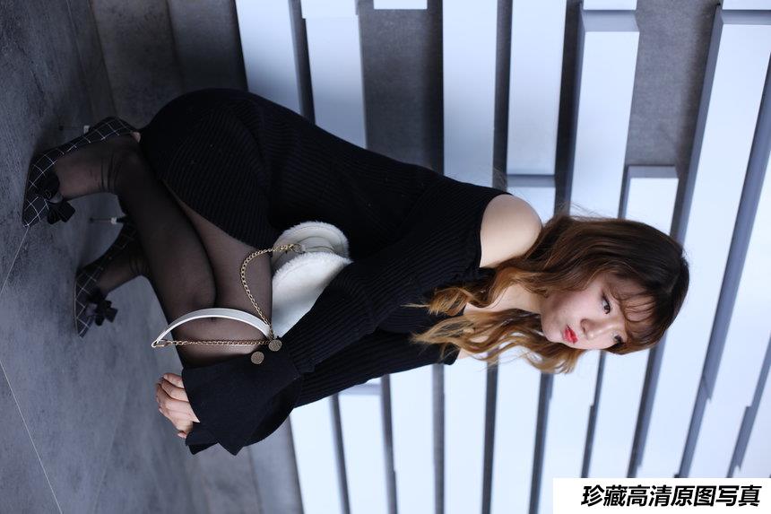 奈丝写真 NO.065 针织裙搭配黑丝–高高 [36P+357M]-绅士图