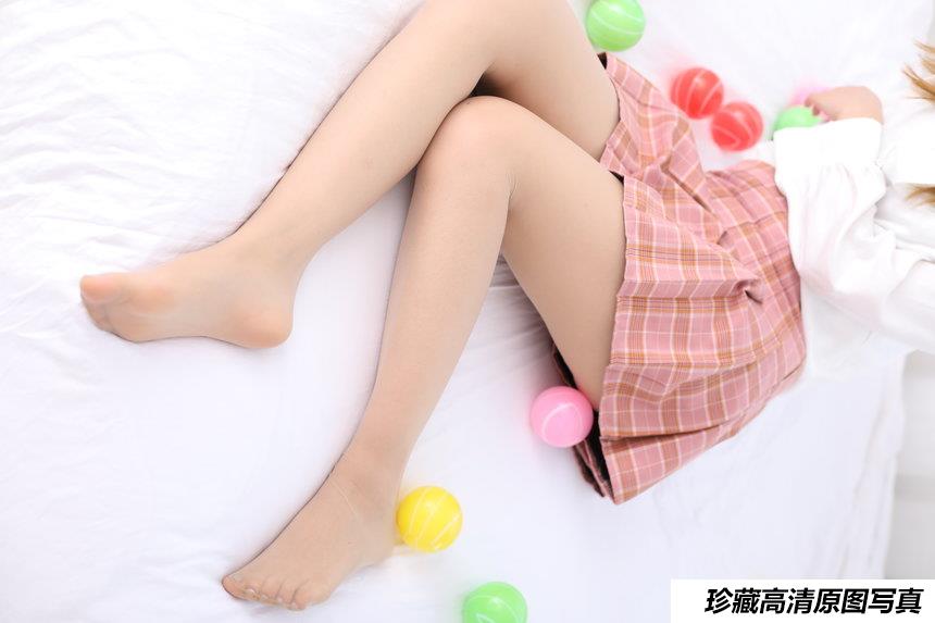 奈丝写真 NO.097 经典格纹 粉色百褶 小裙裙 –高高 [40P+95M]