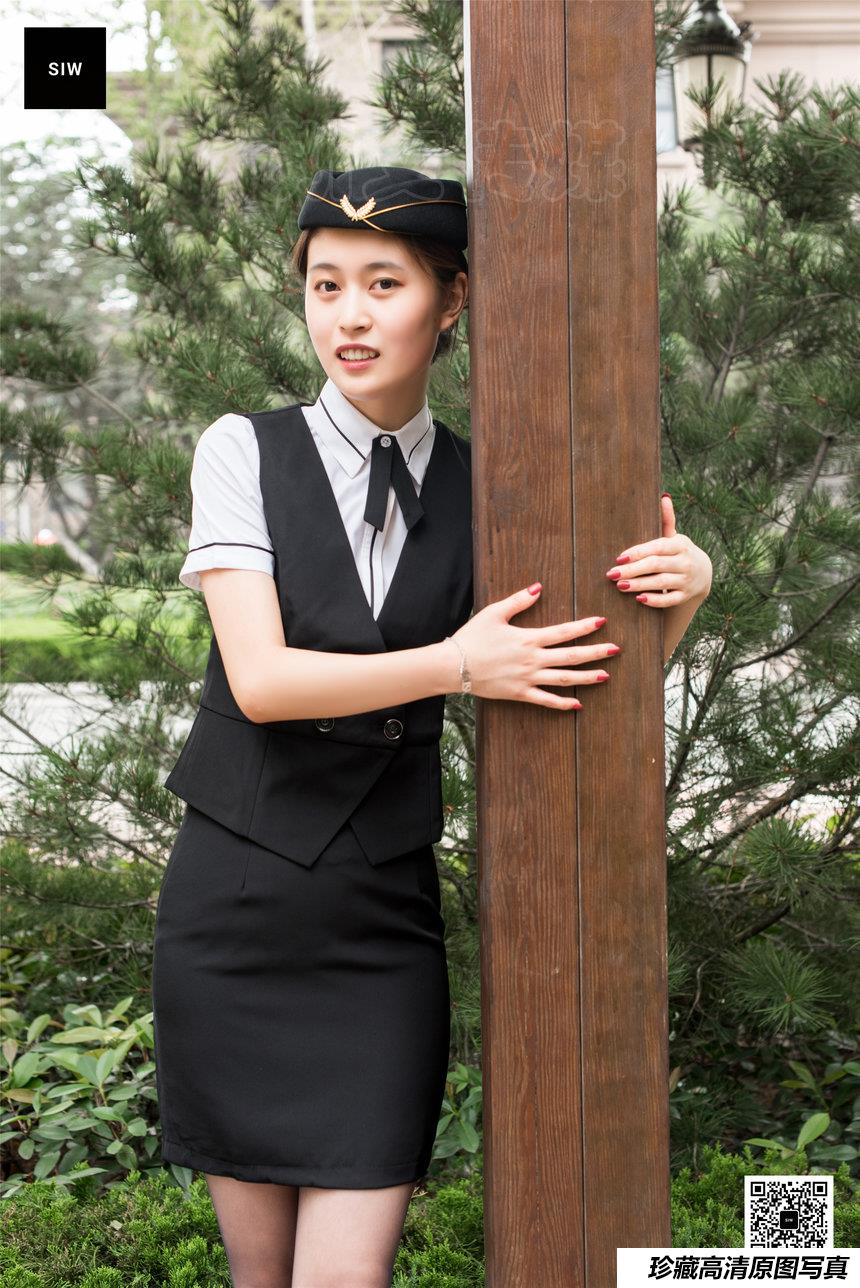 SIW斯文传媒 011 公司保安职员制服工装四件套 - 甄真 [61P-197M]