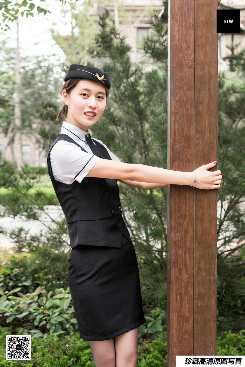 SIW斯文传媒 011 公司保安职员制服工装四件套 - 甄真 [61P-197M]