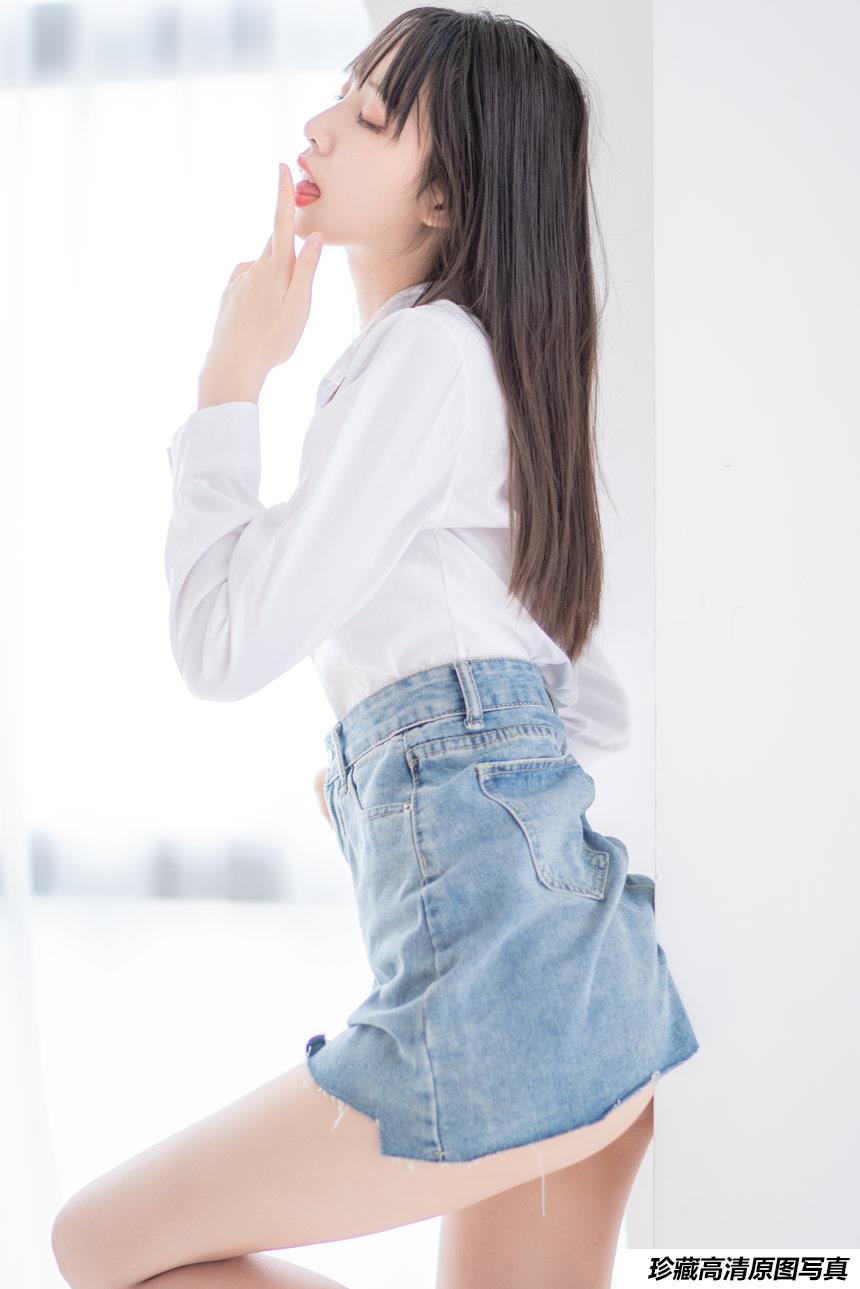 西瓜少女 NO.020    衬衫牛仔裙[61P-297M]