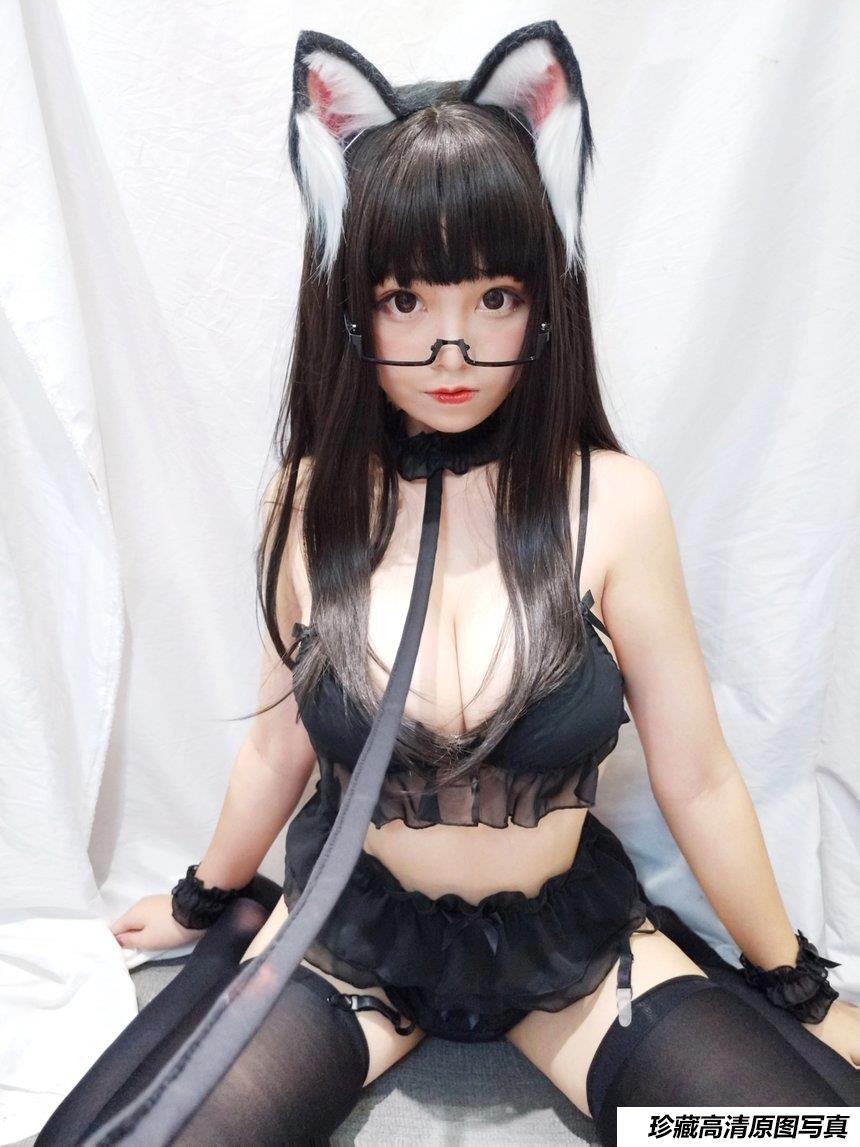 蜜汁猫裘 NO.039 眼镜猫娘 [25P-50.4MB]