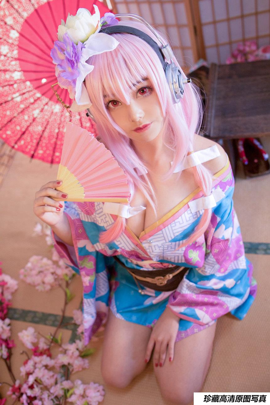 蜜汁猫裘 NO.023 索尼子和服 [19P-353MB]