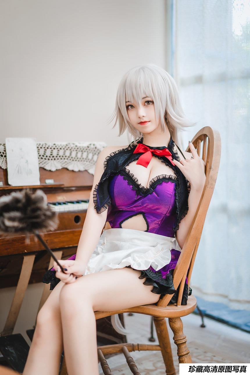 蜜汁猫裘 NO.041 贞德女仆 [40P-438MB]-绅士图