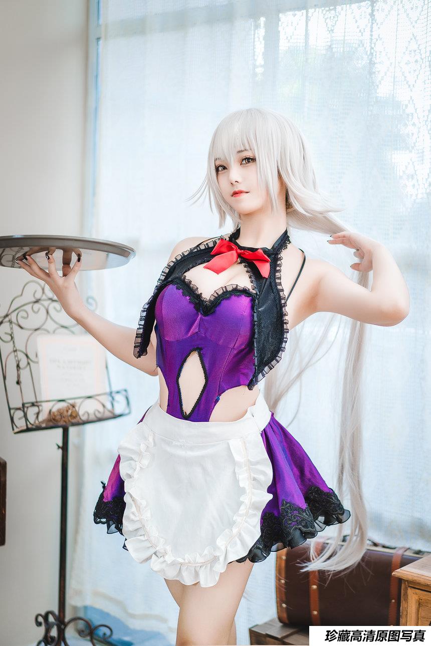 蜜汁猫裘 NO.041 贞德女仆 [40P-438MB]