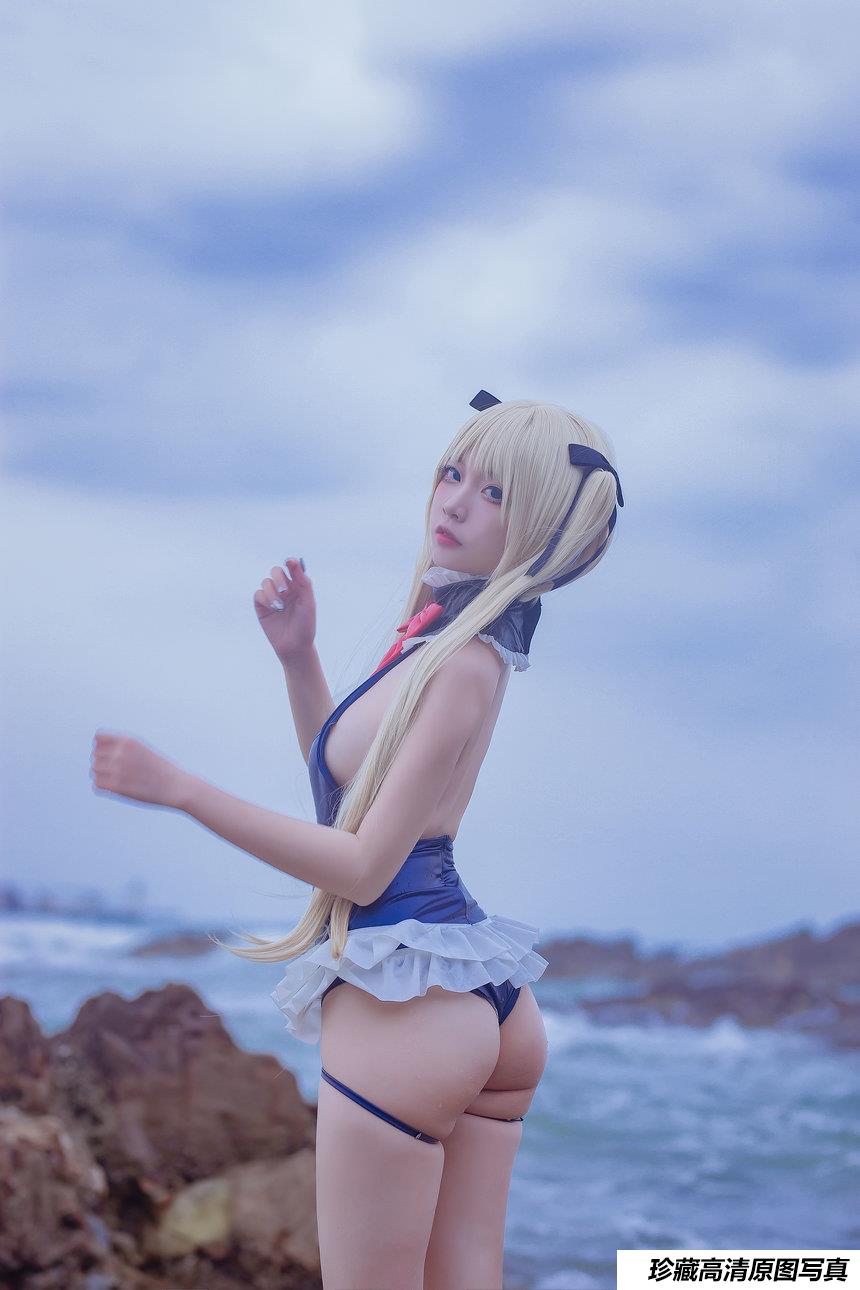 二佐Nisa 碧蓝航线 天城泳装[20P-352MB]