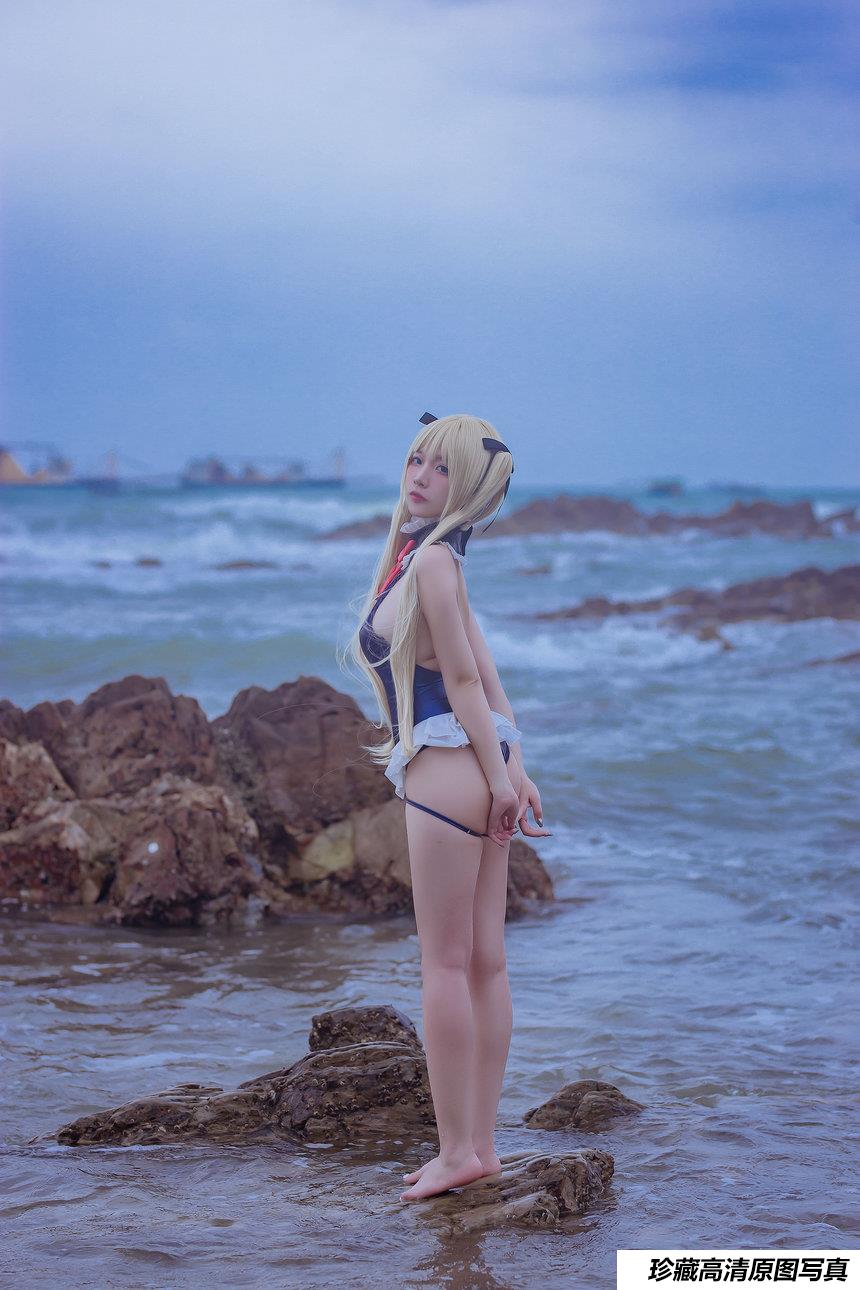 二佐Nisa 碧蓝航线 天城泳装[20P-352MB]