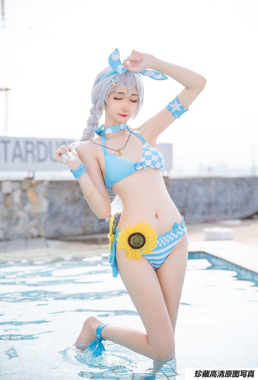 南桃Momoko NO.28 琪亚娜泳装 福利向 [15P-27MB]