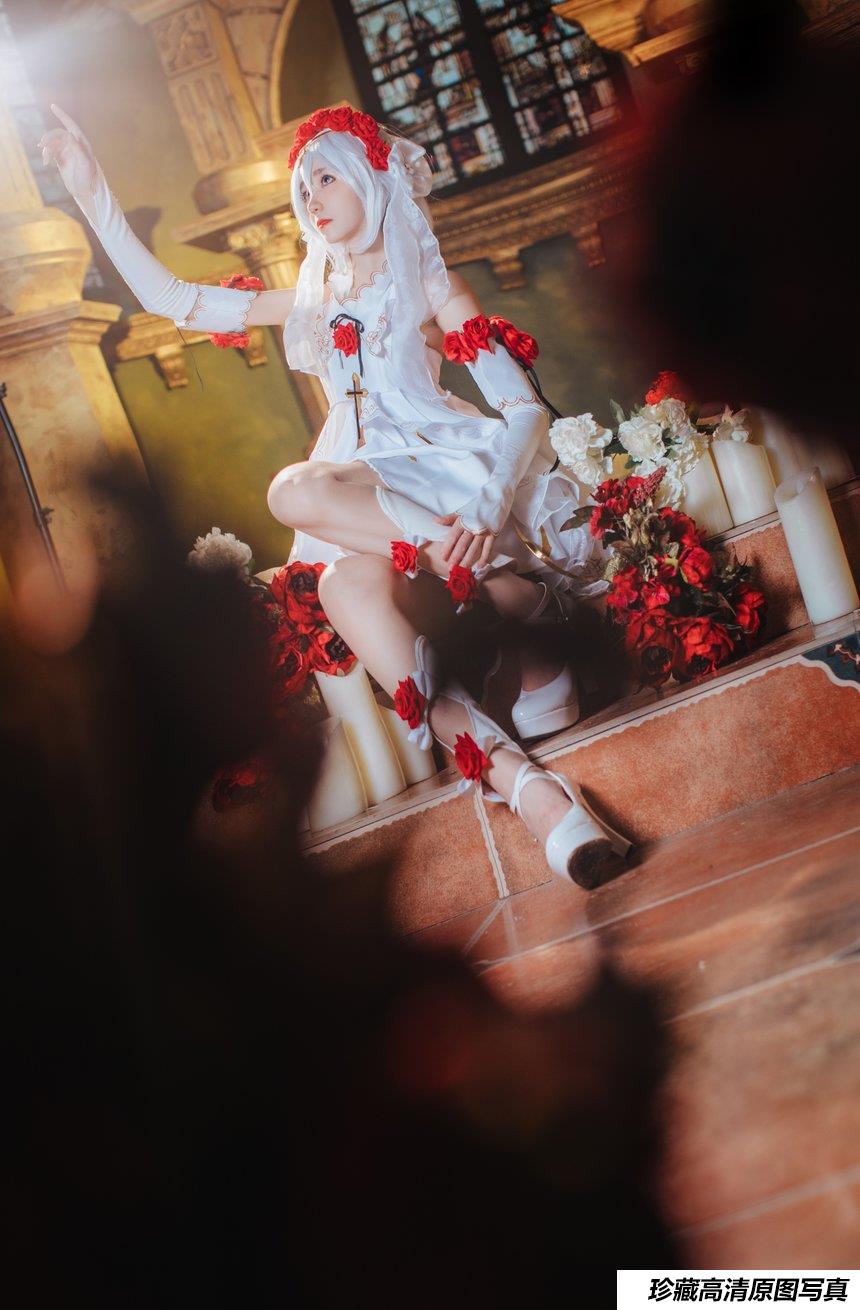 南桃Momoko NO.7 德丽莎花裳月纱 [16P-31MB]