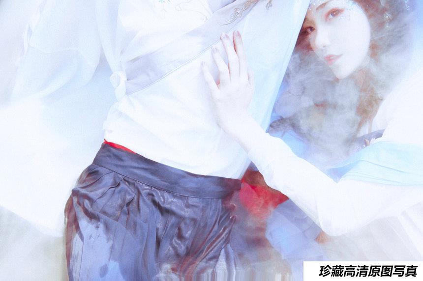 南桃Momoko NO.42 蓝汉服 [16P-82MB]