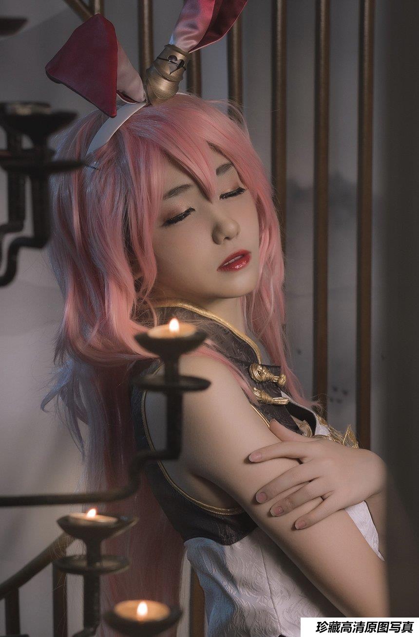 南桃Momoko NO.63 八重樱旗袍 [17P-18MB]