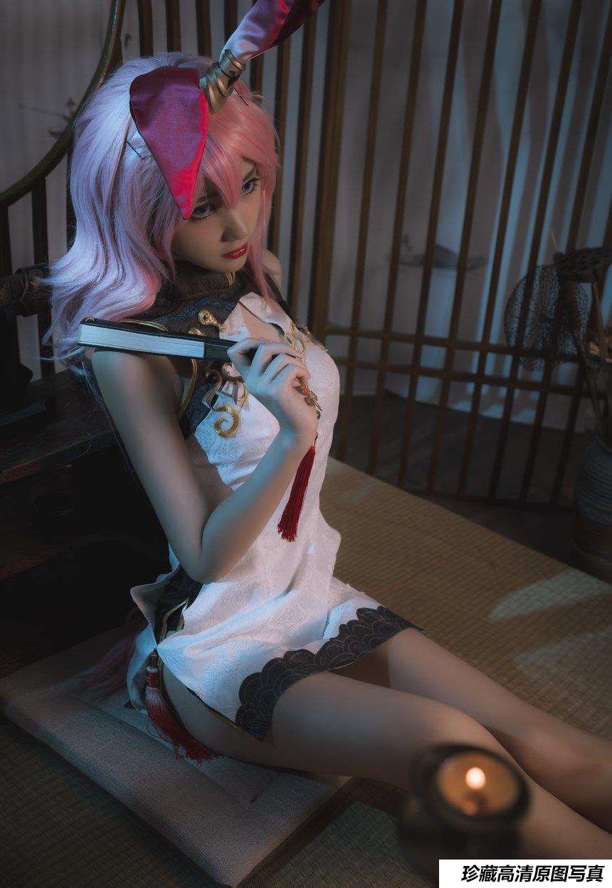 南桃Momoko NO.63 八重樱旗袍 [17P-18MB]