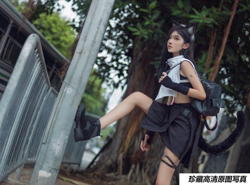 南桃Momoko NO.57 黑日常 [10P-16MB]