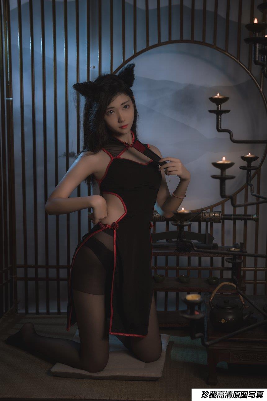 南桃Momoko NO.56 黑旗袍，福利向 [25P-33MB]