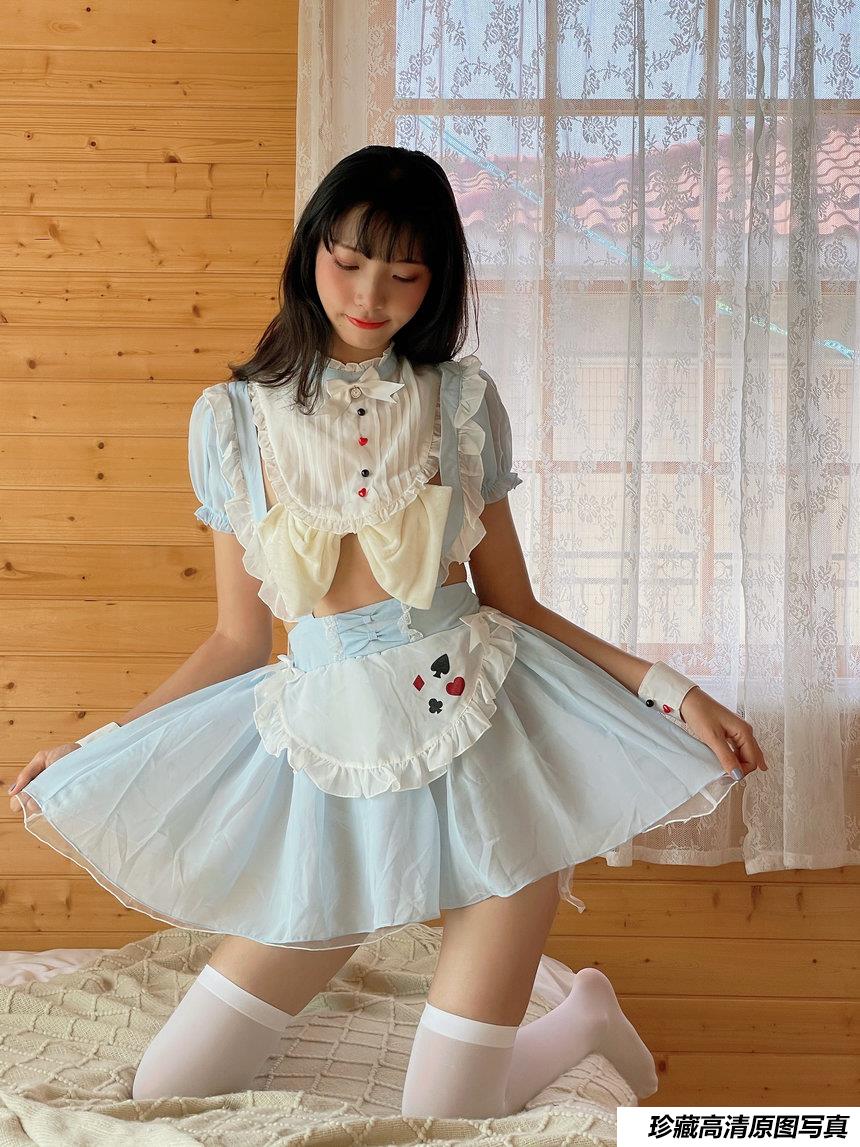 西瓜少女 NO.022  蓝白女仆  [26P-179MB]