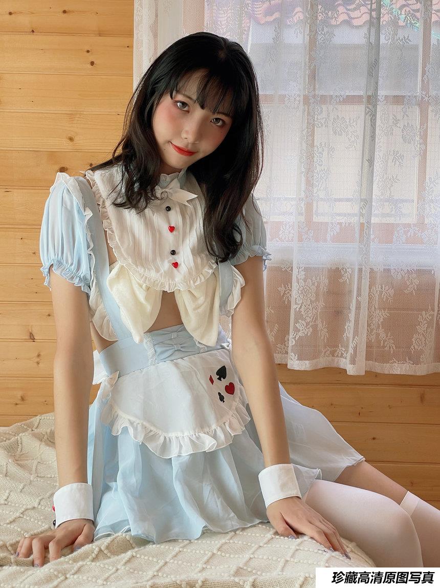 西瓜少女 NO.022  蓝白女仆  [26P-179MB]