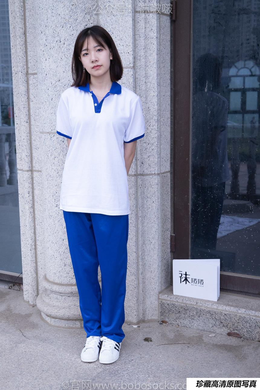 [BoBoSocks袜啵啵]NO.022 小甜豆-校服、贝壳头、白棉袜、肉丝[140P+1V／6.34GB]-绅士图