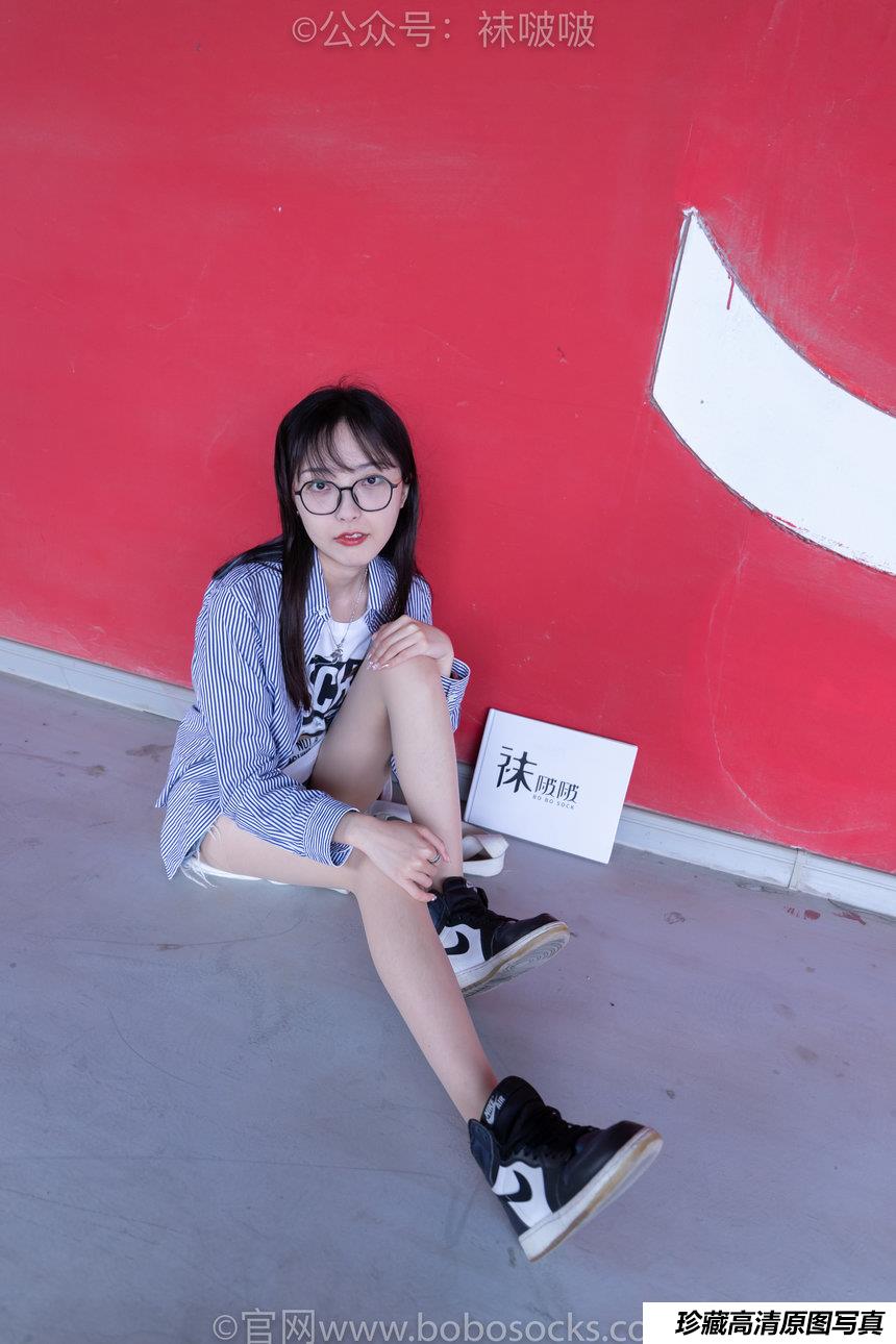 [BoBoSocks袜啵啵]NO.011 稚予-AJ、白色短棉袜、肉丝[139P+1V／3.47GB]