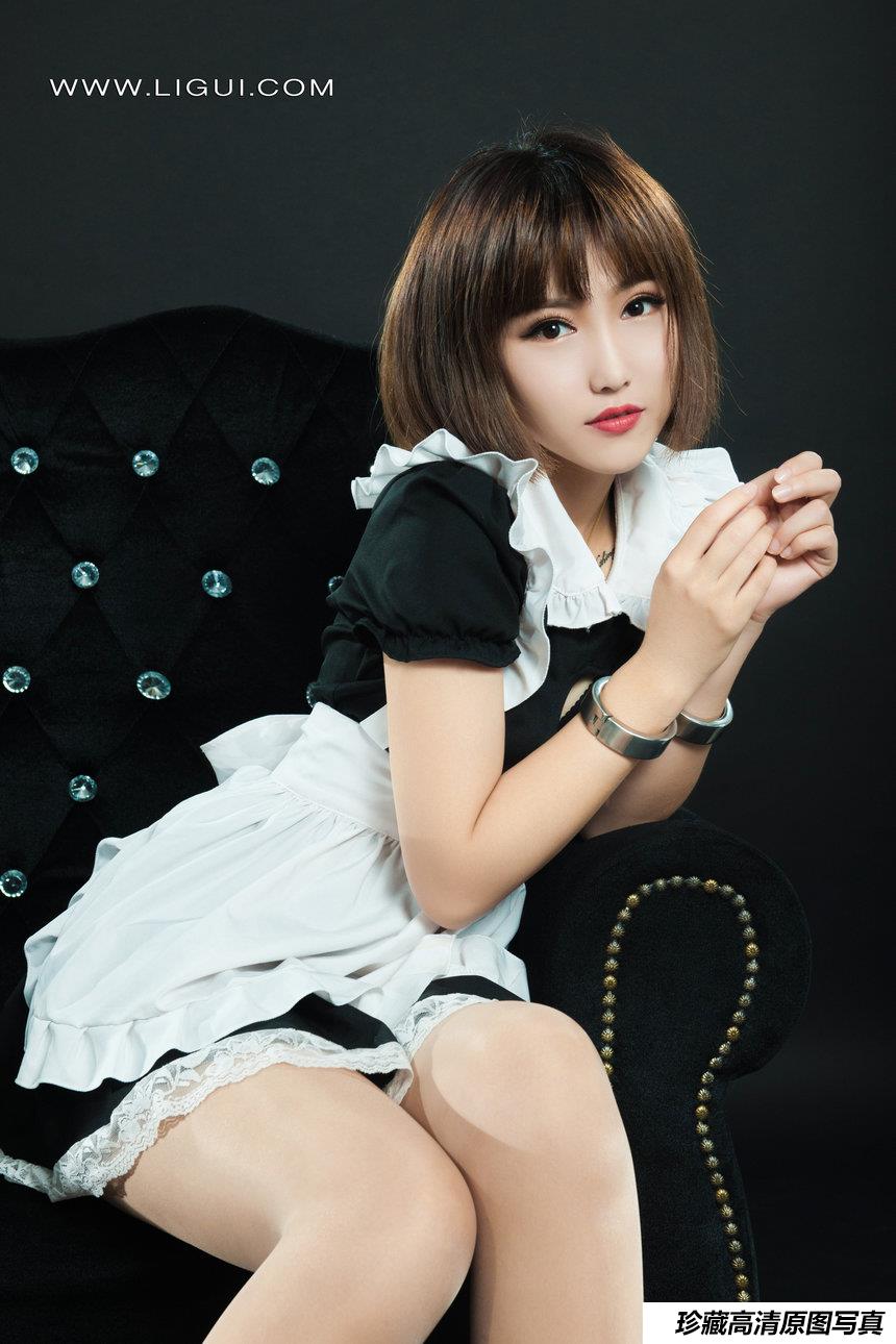 [Ligui丽柜] 2022.02.23 《美仆之链》小爽 [67+1P-77M]