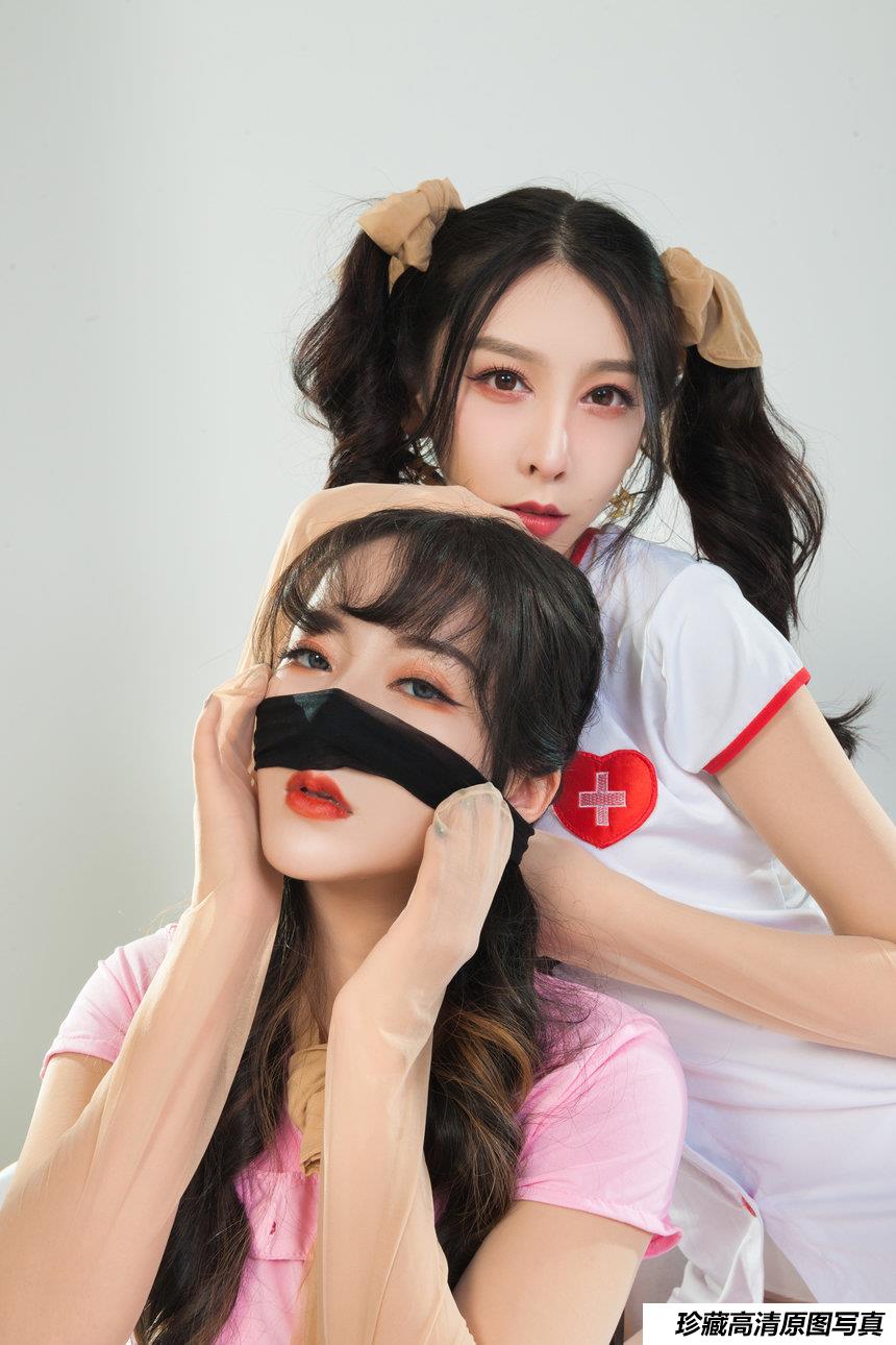 [Ligui丽柜] 2022.03.28《双生花-丝欲双生》兔子&汐汐 [70+1P-75M]