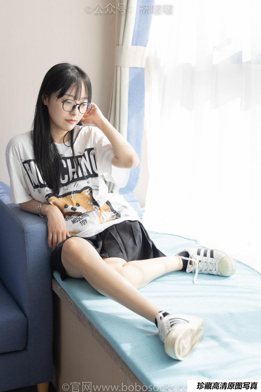 [BoBoSocks袜啵啵]NO.033 稚予-贝壳头、天鹅绒黑袜、天鹅绒白袜[154P+1V／6.06GB]