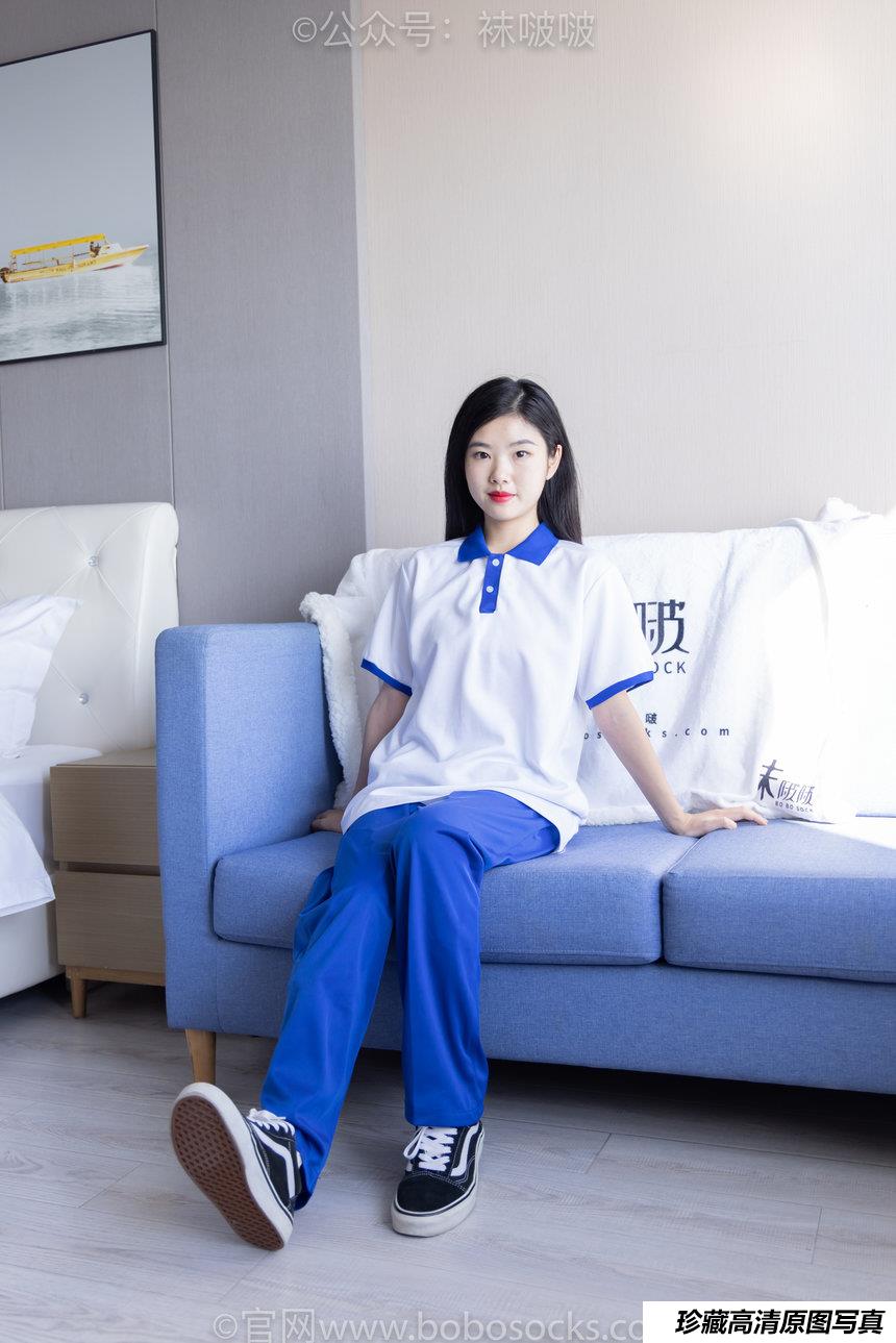 [BoBoSocks袜啵啵]NO.039 小奶熊-校服、vans帆布鞋、短白棉袜、裸足[154P+1V／7.00GB]