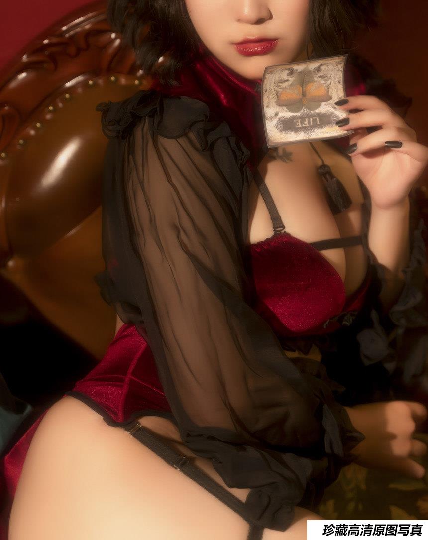 奇行家狗崽 - NO.09 红丝绒旗袍 [16P-145MB]