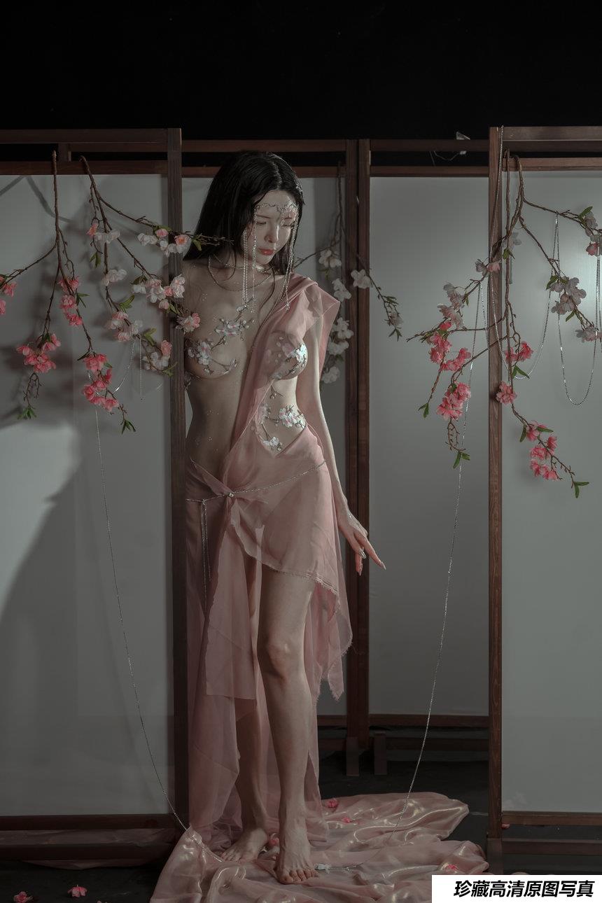 秋和柯基 - NO.60 粉 桃花神 [34P1V-639MB]