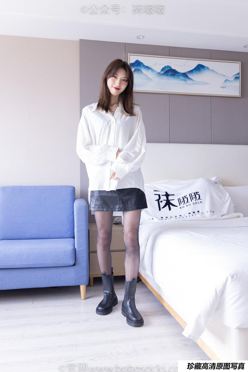 [BoBoSocks袜啵啵]NO.046 枫枫-短靴、黑丝[135P+1V／6.81GB]