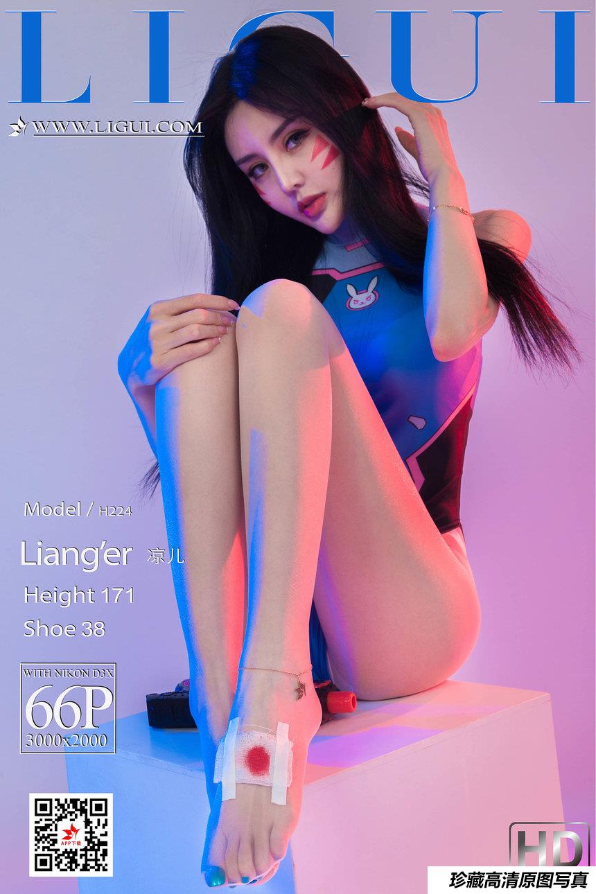 [Ligui丽柜] 2022.04.25《先锋丽影》凉儿 [66+1P-71M]-绅士图