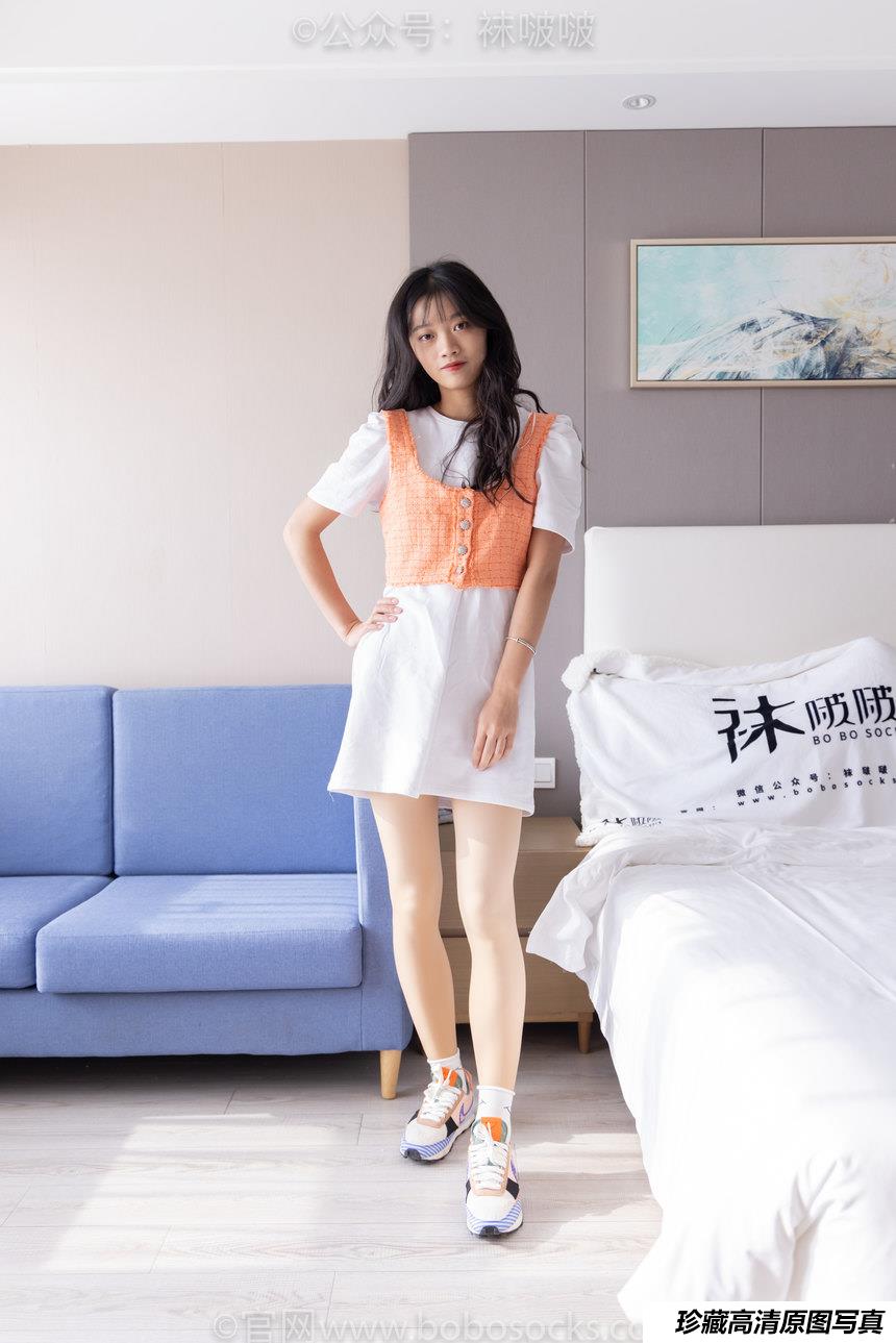 [BoBoSocks袜啵啵]NO.062 涵涵-运动鞋、白棉袜、厚肉丝[145P+1V／6.63GB]