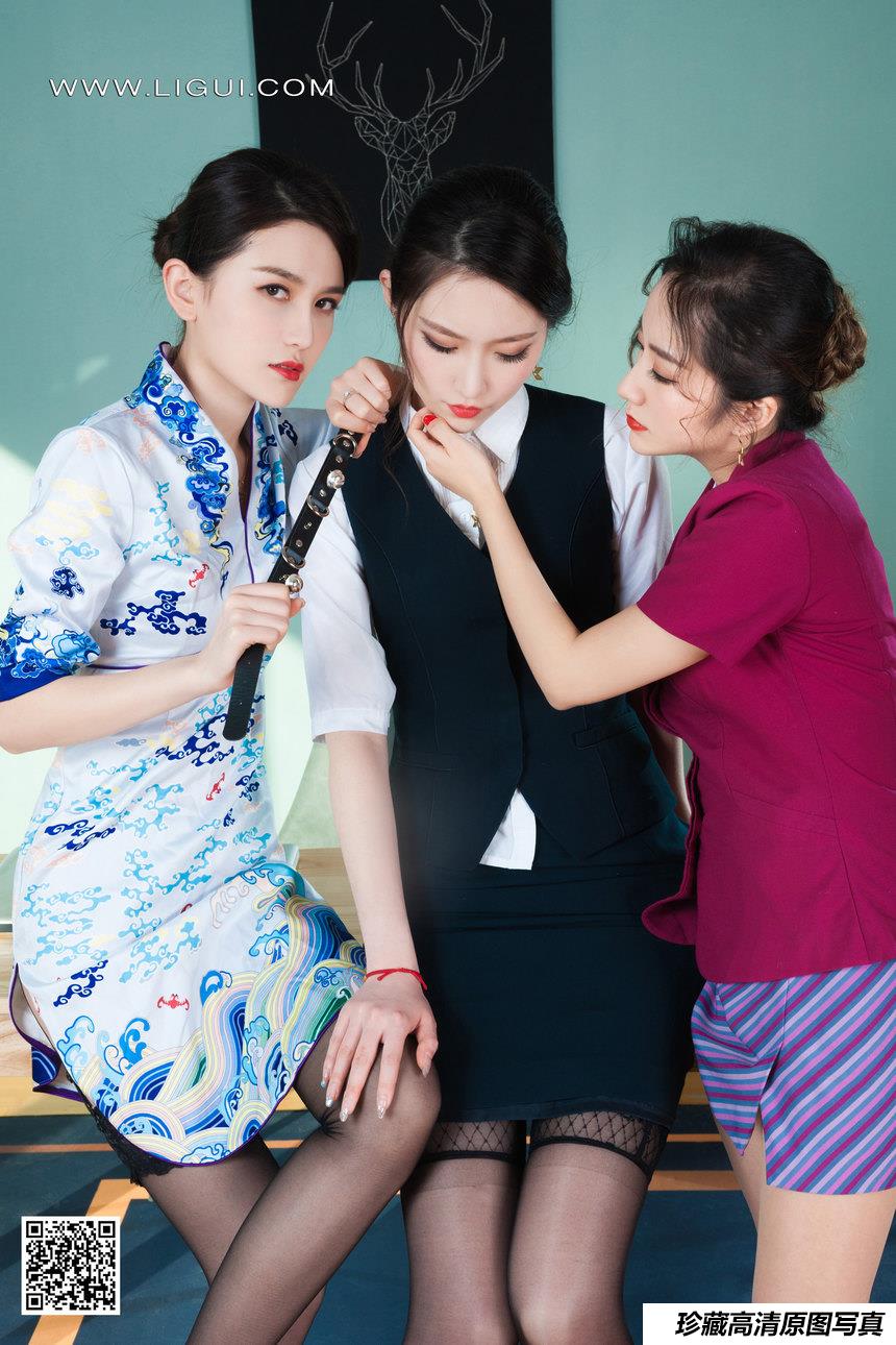 [Ligui丽柜] 2022.05.02 《三生三丝》阳阳&安娜&汐汐 [80+1P-107M]