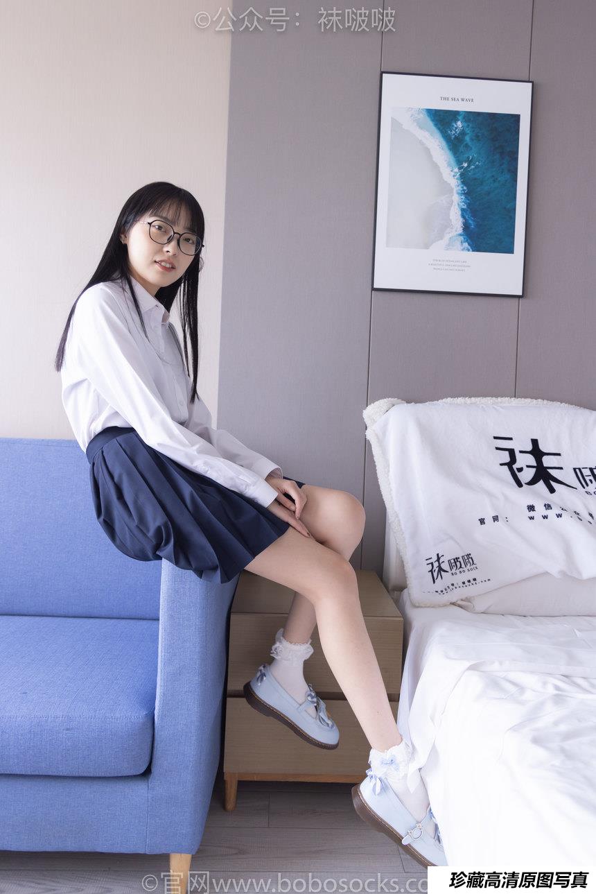 [BoBoSocks袜啵啵]NO.070 稚予-皮鞋、拖鞋、过膝袜、白棉袜[148P+1V／7.09GB]