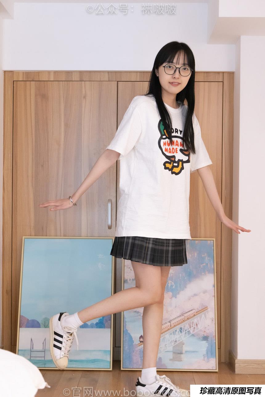 [BoBoSocks袜啵啵]NO.073 稚予-贝壳头、白棉袜、裸足[145P+1V／6.83GB]