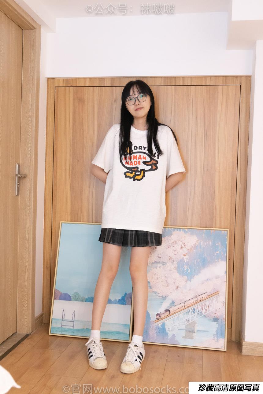 [BoBoSocks袜啵啵]NO.073 稚予-贝壳头、白棉袜、裸足[145P+1V／6.83GB]