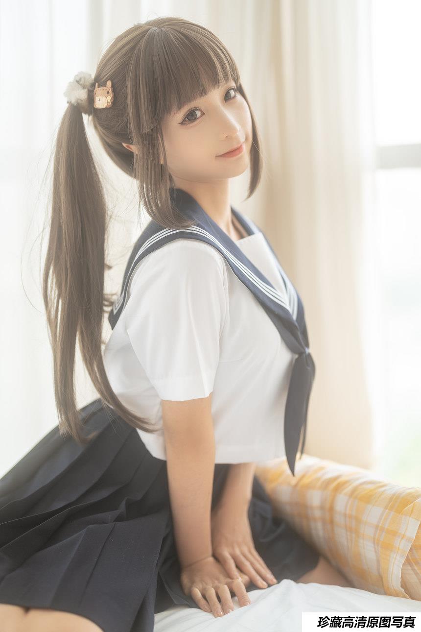 蠢沫沫 - NO.174 被窝JK [15P1V-400MB]-绅士图
