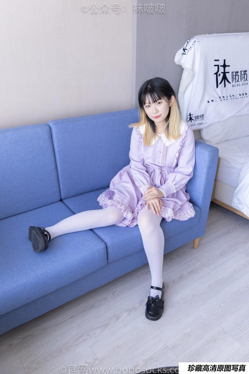 [BoBoSocks袜啵啵]NO.079 砂糖-皮鞋、厚白丝（花絮版）[140P+1V／6.88GB]