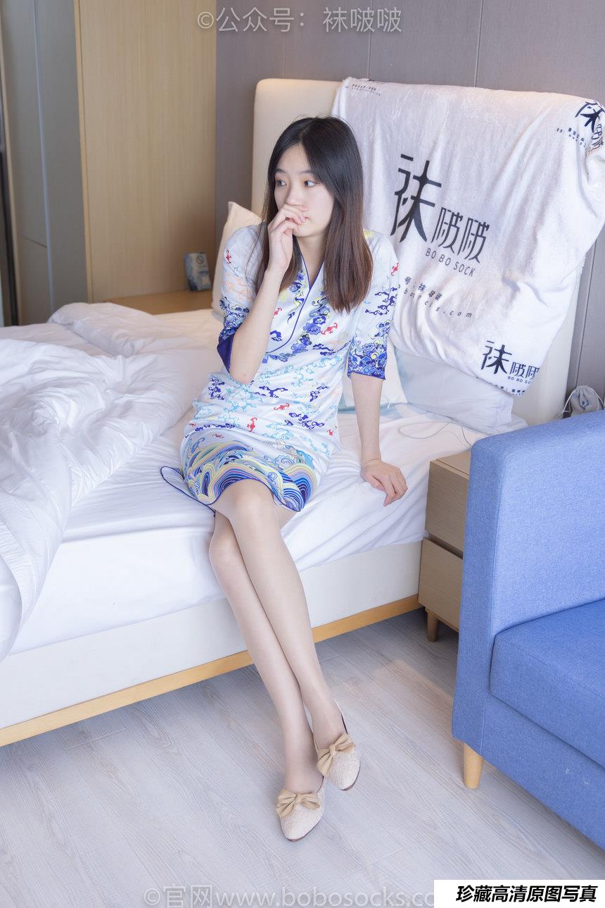 [BoBoSocks袜啵啵]NO.082 小甜豆-旗袍、皮底鞋、高跟鞋、肉丝[140P+1V／6.76GB]