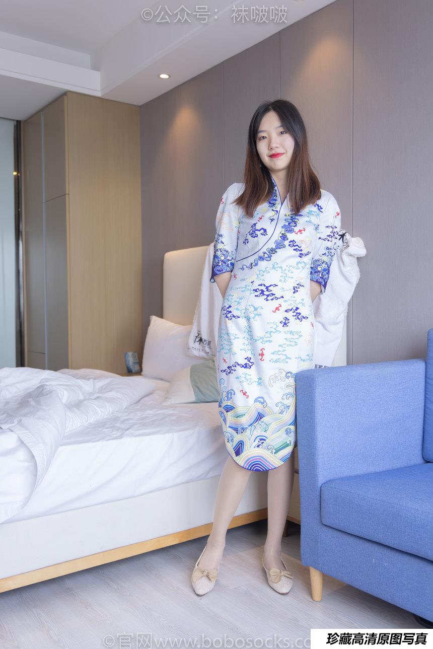 [BoBoSocks袜啵啵]NO.082 小甜豆-旗袍、皮底鞋、高跟鞋、肉丝[140P+1V／6.76GB]